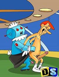 The jetsons get busted in a dirty bisexual orgy - part 3804