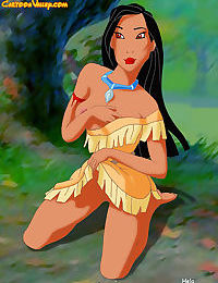 Pocahontas is so turned on she begins to masturbate and dreaming with lesbian or - part 2836