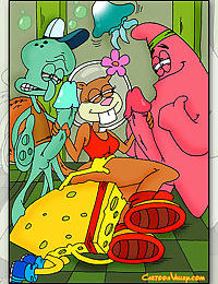 Sponge bob and his friends decide to gangbang sandy - part 2795