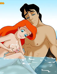Ariel plays with princes hard cock - part 2335