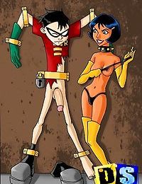 Teen titans and totally spies in a wild xxx party - part 1893