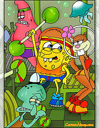 Sponge bob and his friends decide to gangbang sandy - part 1353