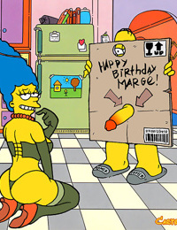 Its marges birthday and homer has a very special gift for her he makes his very - part 79