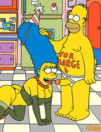 Its marges birthday and homer has a very special gift for her he makes his very - part 79